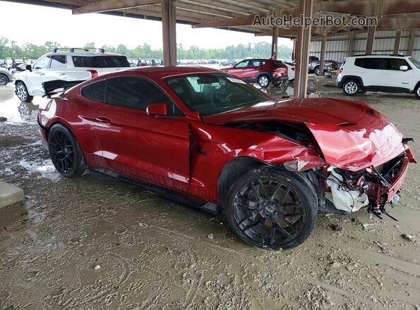1FA6P8CF8N5133674 2022 FORD MUSTANG Red წინა მარჯვენა