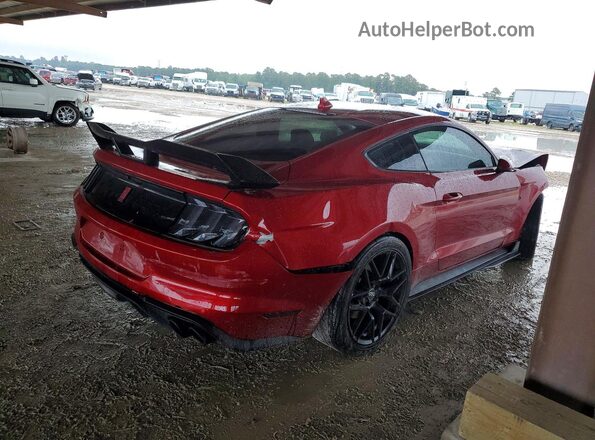 1FA6P8CF8N5133674 2022 FORD MUSTANG Red უკანა მარჯვენა