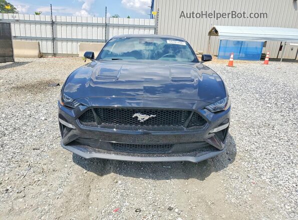 1FA6P8CF8P5301011 2023 FORD MUSTANG Black Դիմացի տեսք