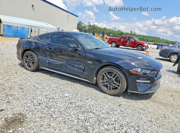 1FA6P8CF8P5301011 2023 FORD MUSTANG Black Առջևի աջ