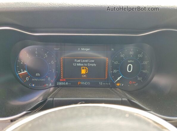 1FA6P8CF8P5301011 2023 FORD MUSTANG Black Սարքավորումների վահանակի տեսք