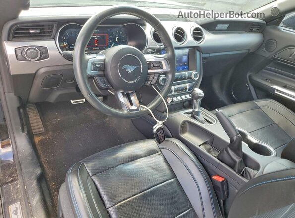 1FA6P8CF8P5301011 2023 FORD MUSTANG Black Առջևի վահանակի տեսք