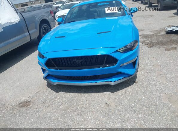1FA6P8CF8P5304975 2023 FORD MUSTANG Blue Widok zestawu wskaźników