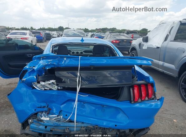 1FA6P8CF8P5304975 2023 FORD MUSTANG Blue Widok z przodu