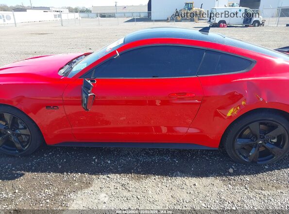 1FA6P8CF8P5305253 2023 FORD MUSTANG Red Սալոնի 360 աստիճան տեսք