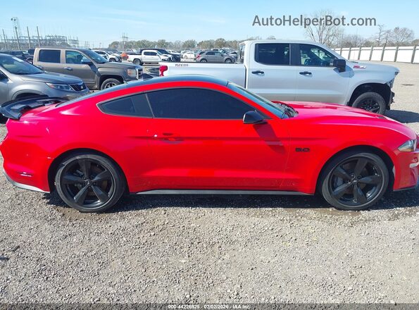 1FA6P8CF8P5305253 2023 FORD MUSTANG Red Սալոնի հետևի տեսք