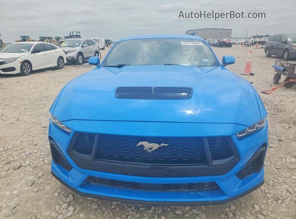 1FA6P8CF8R5406876 2024 FORD MUSTANG Синий Вид спереди