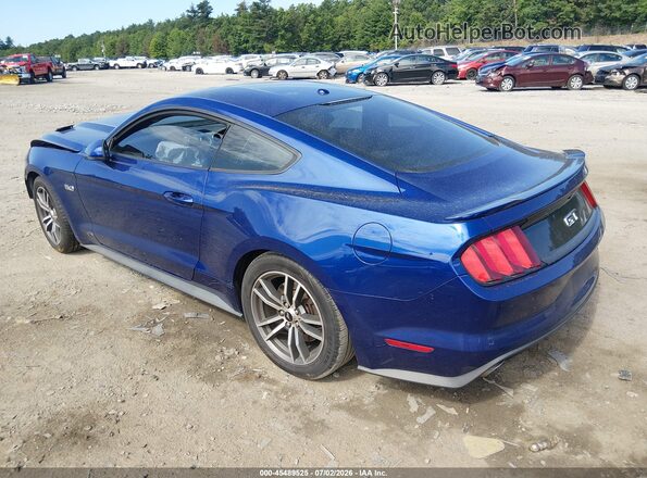 1FA6P8CF9G5227601 2016 FORD MUSTANG Синий Задняя левая четверть
