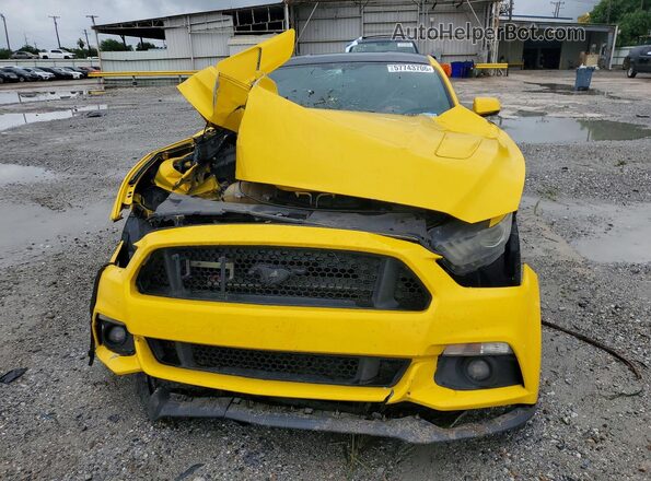 1FA6P8CF9G5283795 2016 FORD MUSTANG Yellow წინა ხედი