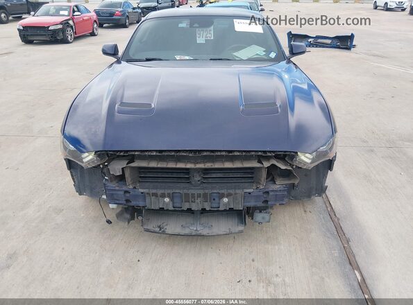 1FA6P8CF9L5186316 2020 FORD MUSTANG Синий Вид щитка приборов