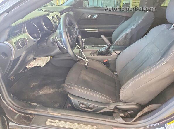 1FA6P8CF9P5301826 2023 FORD MUSTANG Black Vista interior delantera