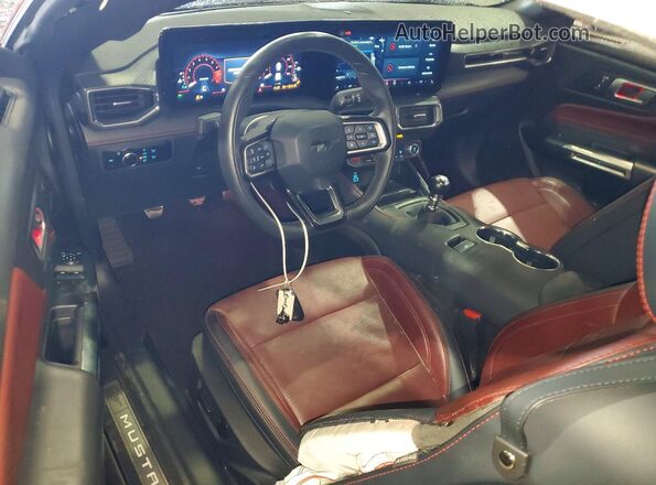 1FA6P8CF9R5416641 2024 FORD MUSTANG Black Widok deski rozdzielczej