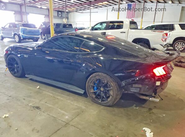 1FA6P8CF9R5416641 2024 FORD MUSTANG Black Tył lewy