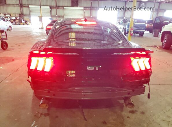 1FA6P8CF9R5416641 2024 FORD MUSTANG Black Widok z tyłu