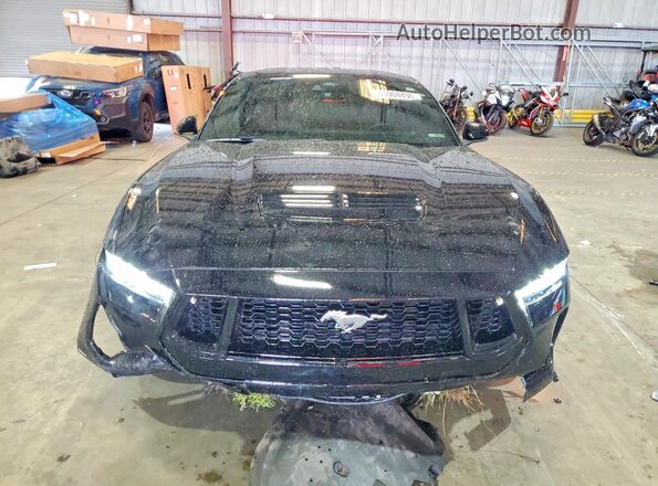 1FA6P8CF9R5416641 2024 FORD MUSTANG Black Widok z przodu