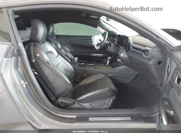 1FA6P8CF9R5422553 2024 FORD MUSTANG Серый Вид салона спереди