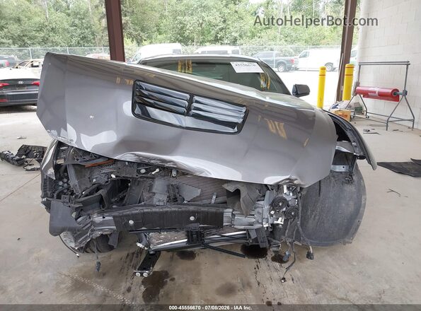 1FA6P8CF9R5422553 2024 FORD MUSTANG Серый Вид задней части салона