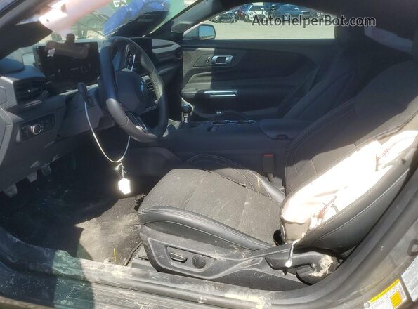 1FA6P8CF9S5406715 2025 FORD MUSTANG Charcoal Вид салону спереду
