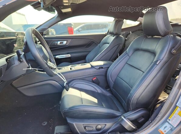 1FA6P8CF9S5413003 2025 FORD MUSTANG Gray წინა სალონის ხედი