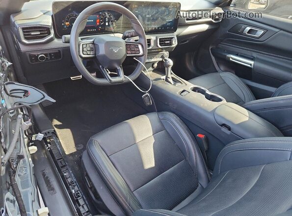 1FA6P8CF9S5413003 2025 FORD MUSTANG Gray წინა პანელის ხედი