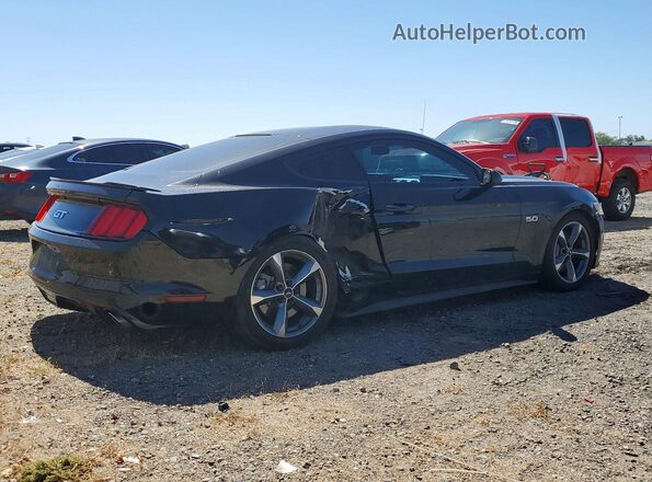 1FA6P8CFXG5310700 2016 FORD MUSTANG Black Trasero derecho