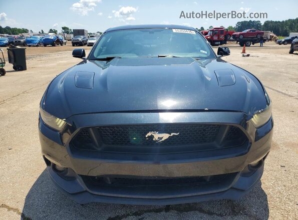 1FA6P8CFXH5257739 2017 FORD MUSTANG Black Դիմացի տեսք