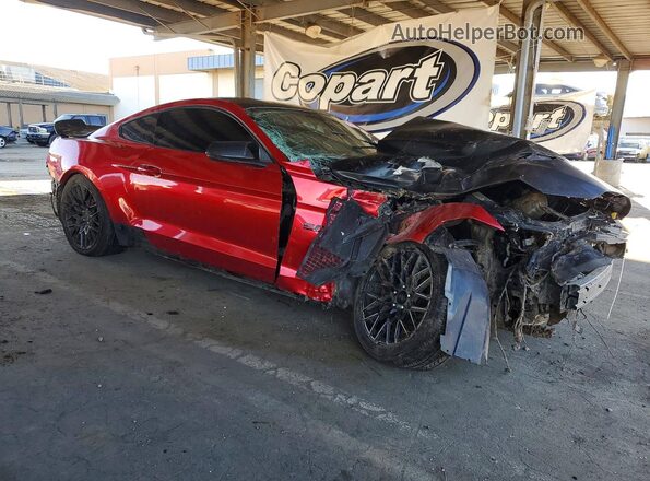 1FA6P8CFXH5266974 2017 FORD MUSTANG Red Front right