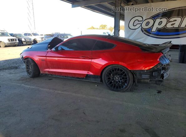 1FA6P8CFXH5266974 2017 FORD MUSTANG Red Rear left