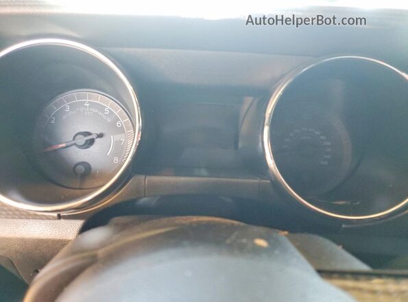1FA6P8CFXH5266974 2017 FORD MUSTANG Red Instrument cluster view