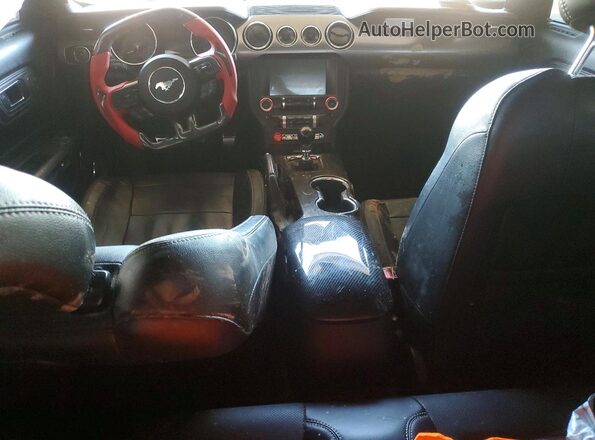 1FA6P8CFXH5266974 2017 FORD MUSTANG Red Dashboard view