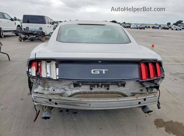 1FA6P8CFXH5317373 2017 FORD MUSTANG Silver Rear view