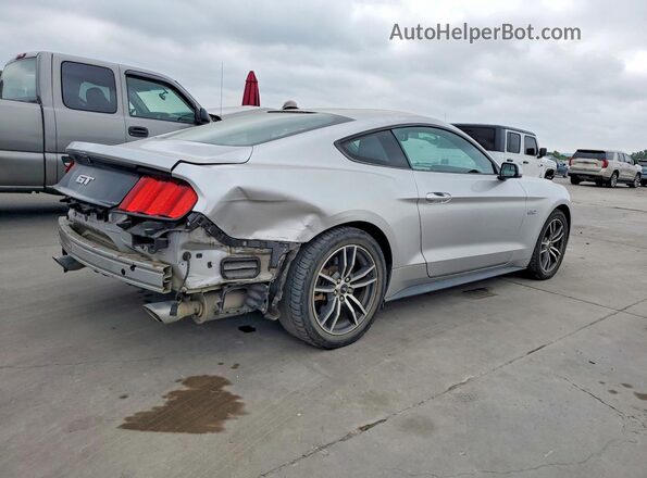 1FA6P8CFXH5317373 2017 FORD MUSTANG Silver Rear right