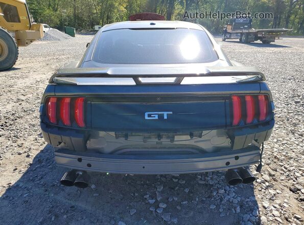 1FA6P8CFXJ5104638 2018 FORD MUSTANG Серый Вид сзади