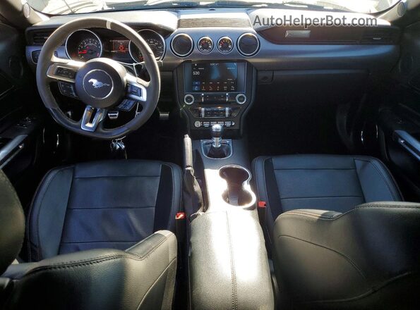 1FA6P8CFXJ5104638 2018 FORD MUSTANG Серый Вид панели приборов