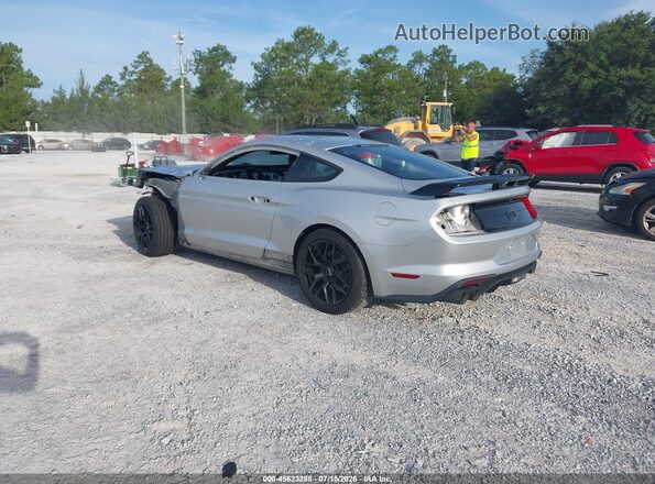 1FA6P8CFXJ5107622 2018 FORD MUSTANG Silver Trasero izquierdo