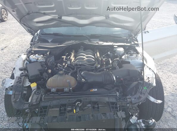 1FA6P8CFXJ5107622 2018 FORD MUSTANG Silver Vista trasera