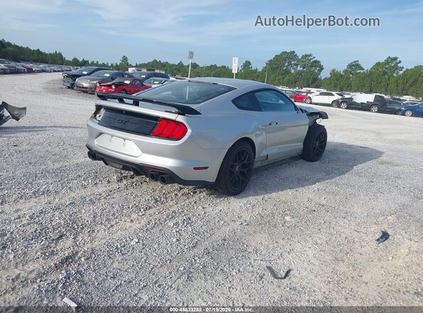 1FA6P8CFXJ5107622 2018 FORD MUSTANG Silver Trasero derecho