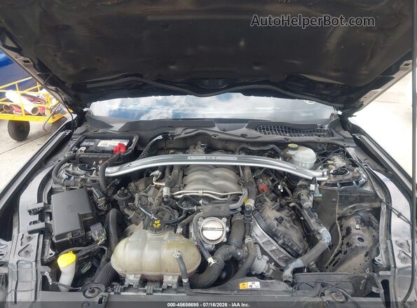 1FA6P8CFXJ5108592 2018 FORD MUSTANG Черный Вид сзади