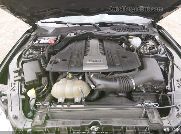 1FA6P8CFXJ5182420 2018 FORD MUSTANG Black წინა ხედი