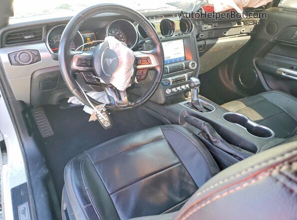 1FA6P8CFXL5190374 2020 FORD MUSTANG White Առջևի վահանակի տեսք
