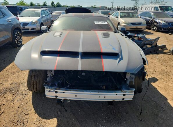 1FA6P8CFXM5156338 2021 FORD MUSTANG Gray Դիմացի տեսք