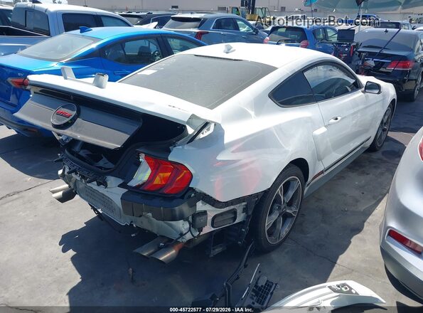 1FA6P8CFXN5128685 2022 FORD MUSTANG Белый Задняя правая четверть