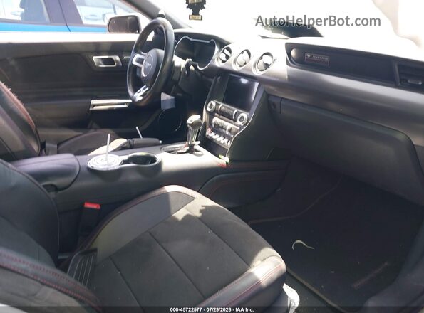 1FA6P8CFXN5128685 2022 FORD MUSTANG Белый Вид салона спереди