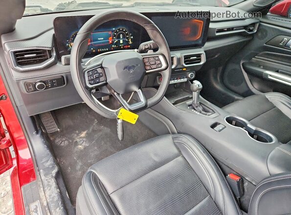 1FA6P8CFXR5409519 2024 FORD MUSTANG Red Vista del salpicadero