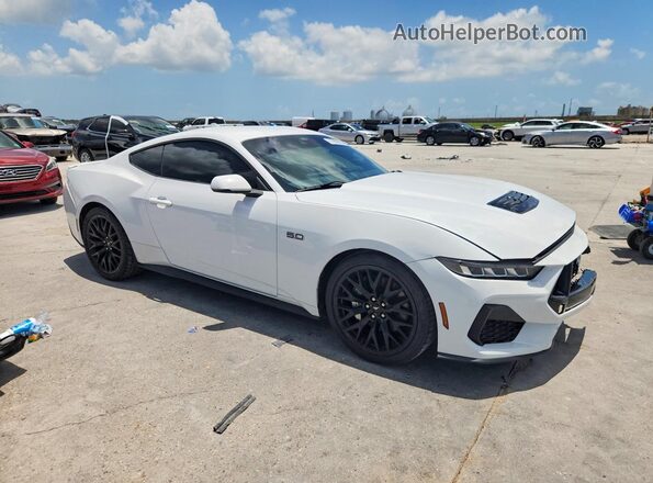 1FA6P8CFXS5401359 2025 FORD MUSTANG White Przód prawy