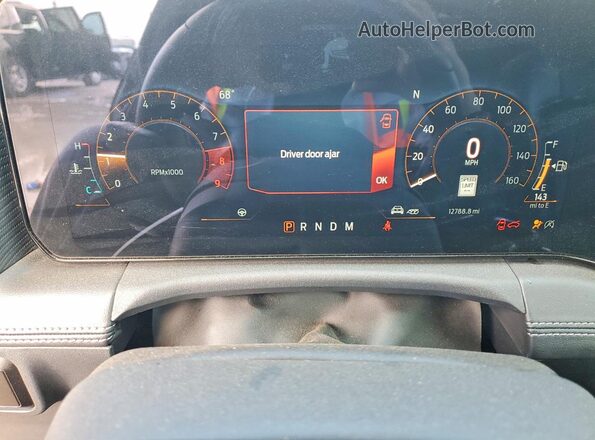 1FA6P8CFXS5410126 2025 FORD MUSTANG Black Instrument cluster view