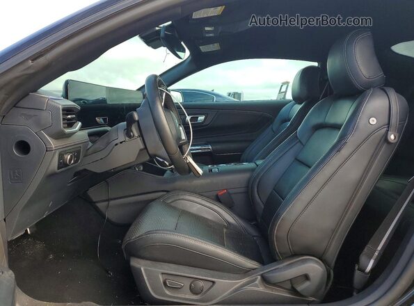 1FA6P8CFXS5410126 2025 FORD MUSTANG Black Front interior view