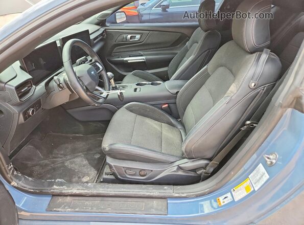 1FA6P8CFXS5411342 2025 FORD MUSTANG Blue Widok wnętrza z przodu