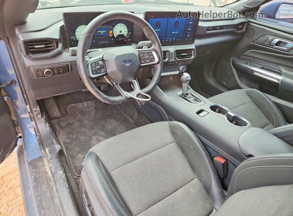 1FA6P8CFXS5411342 2025 FORD MUSTANG Blue Widok deski rozdzielczej