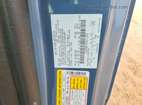 1FA6P8CFXS5411342 2025 FORD MUSTANG Blue Widok komory silnika
